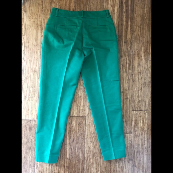 Kate Spade ♠️ ‘Margaux’ in Lucky green crop pants - Picture 6 of 10